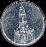 Third Reich 5 Reichsmark silver postdam without date