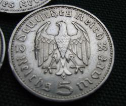 Nazi Silver Hindenburg Coin